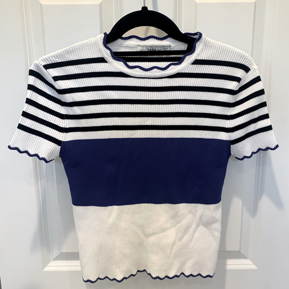 Fitted Striped Top